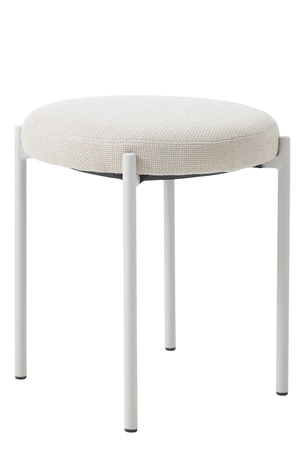 Stołek - taboret okrągły PELICAN metalowy piaskowy Stołek - taboret okrągły PELICAN metalowy piaskowy