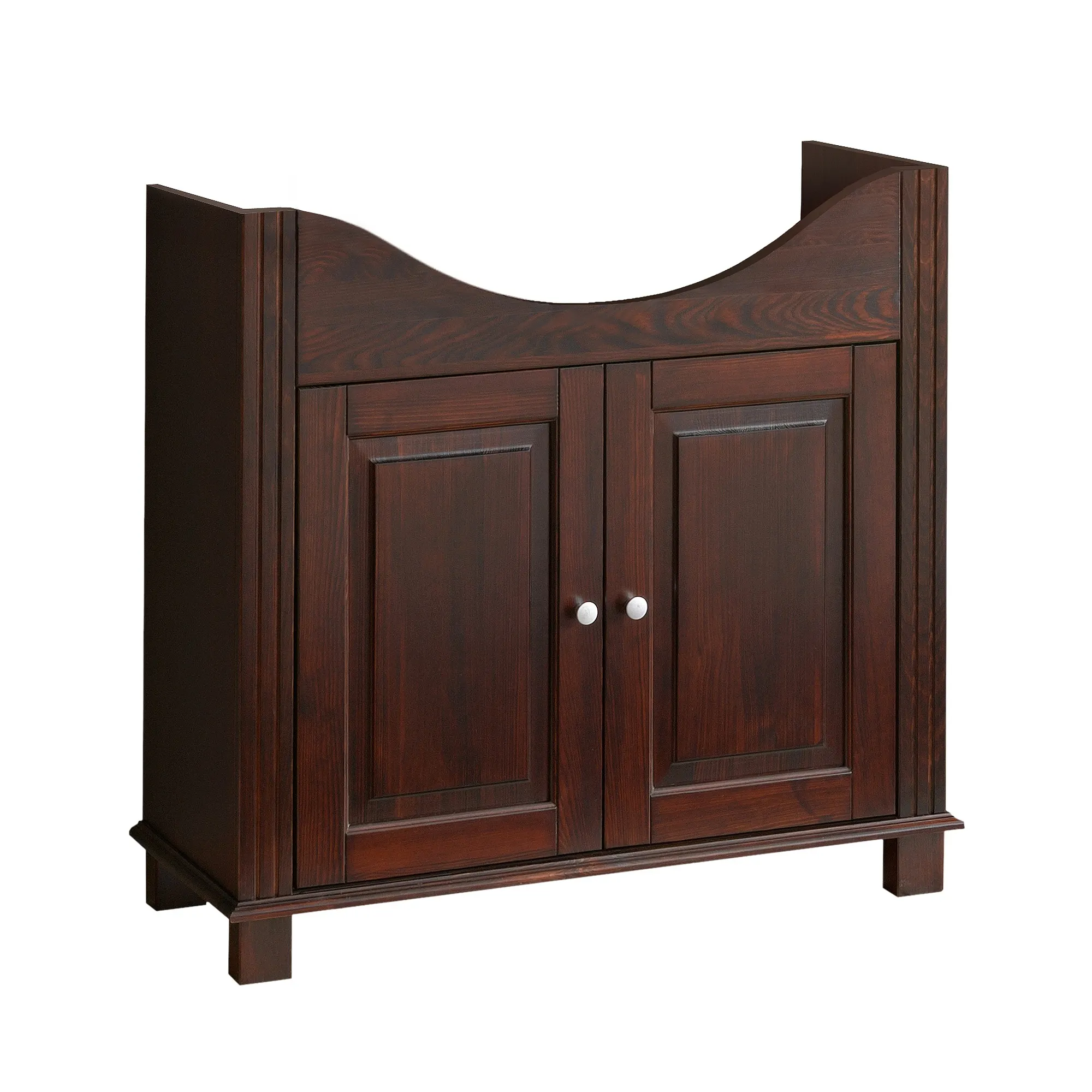 Szafka pod umywalkę 2-drzwiowa RETRO ciemny brąz 85x81x35cm Szafka pod umywalkę 2-drzwiowa RETRO ciemny brąz 85x81x35cm