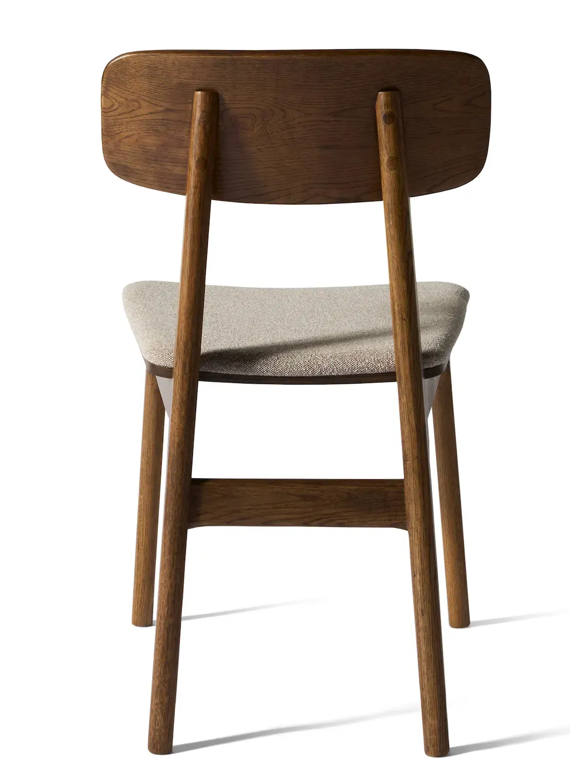 Krzesło dębowe LIVO - piaskowy, dąb wędzony - UN_38444935