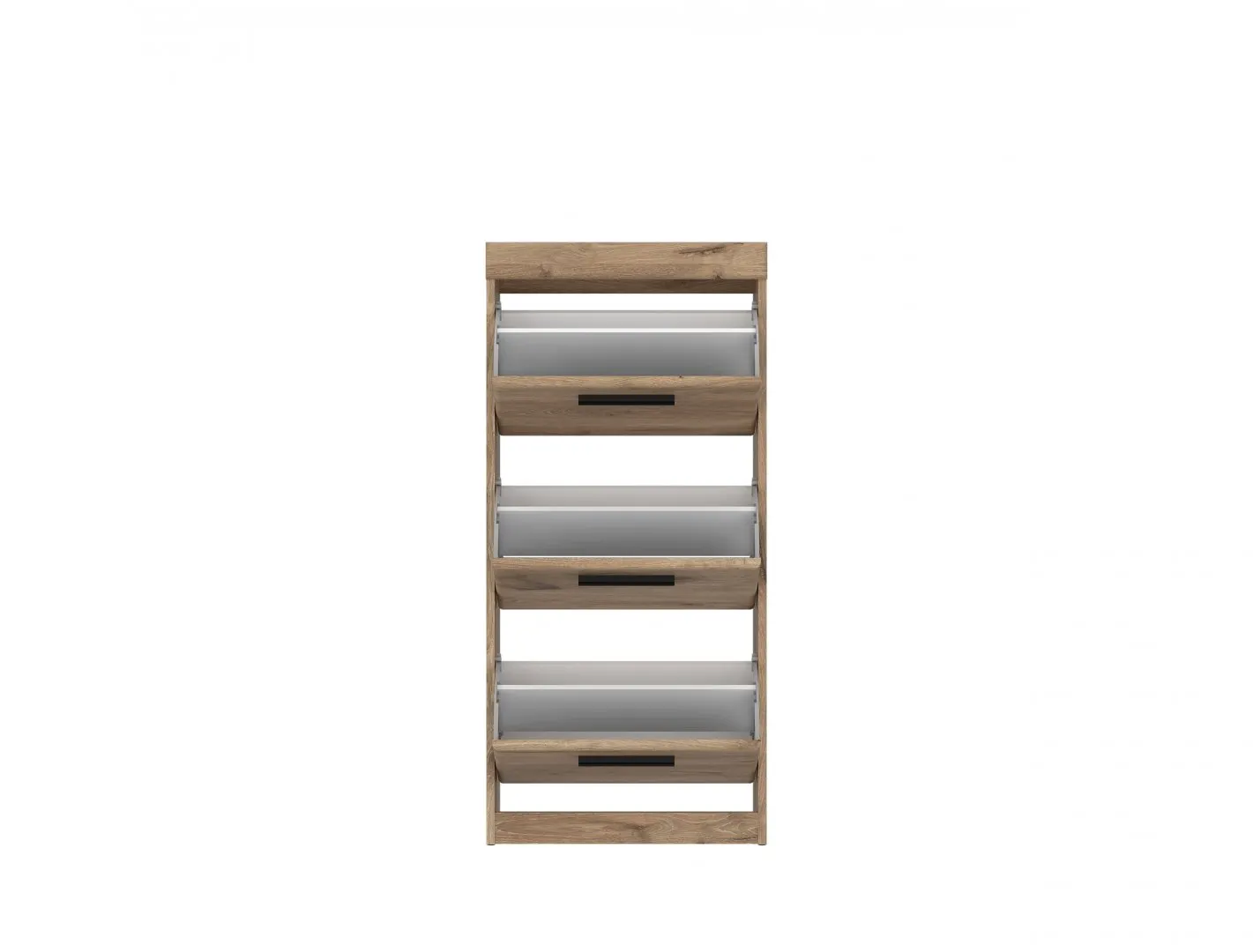 Szafka na buty niska 3K GRANO 54x116x31 dąb viking GRNGK3 — zdjęcie 2