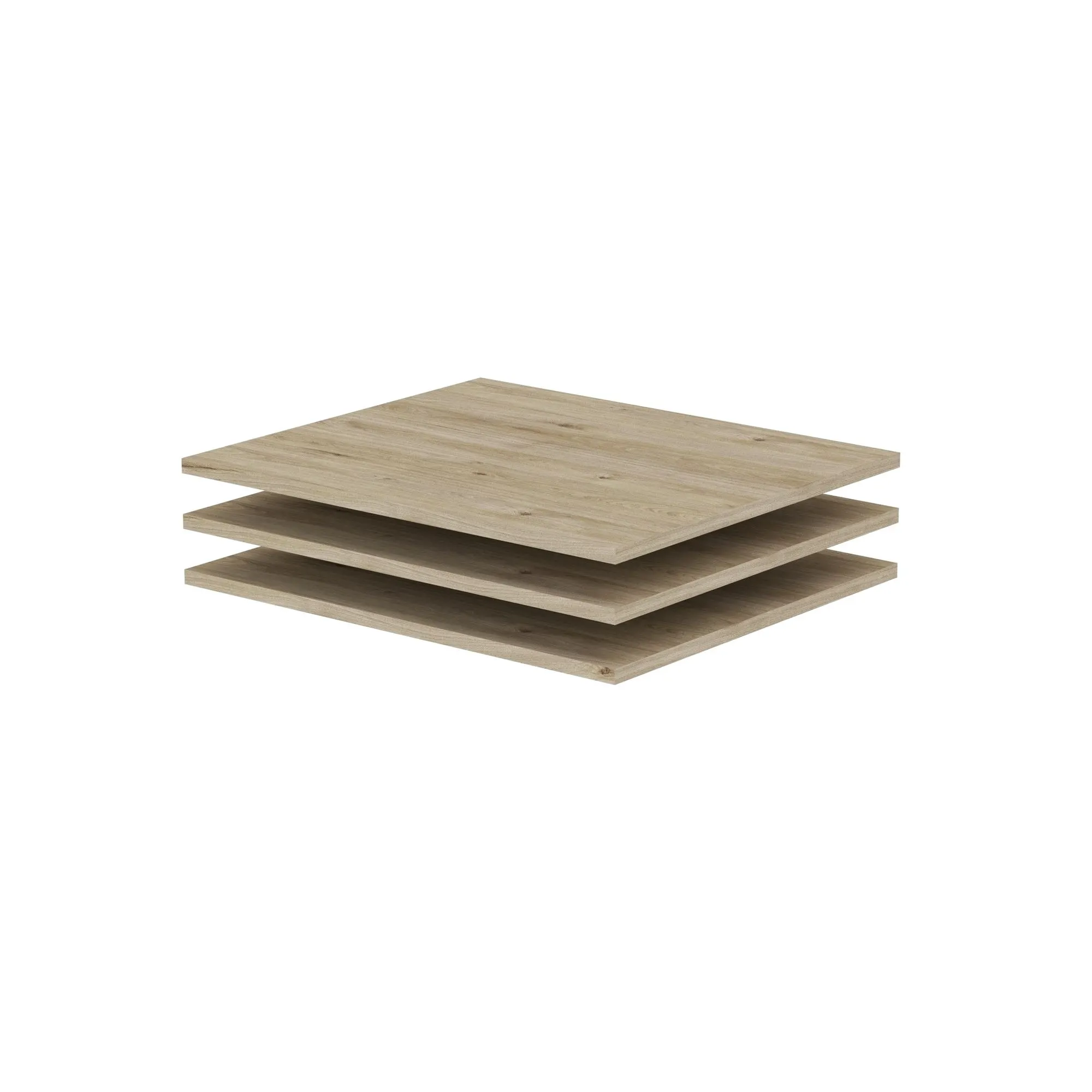 Półki do szafy BERNO 150 (zestaw 3 sztuk) kolor jackson hickory