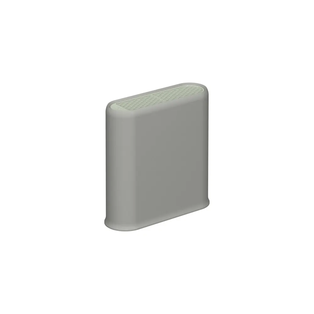 image przenośny głośnik, głośnik bluetooth, obudowa silikonowa, kolor szary, wykończenie matowe