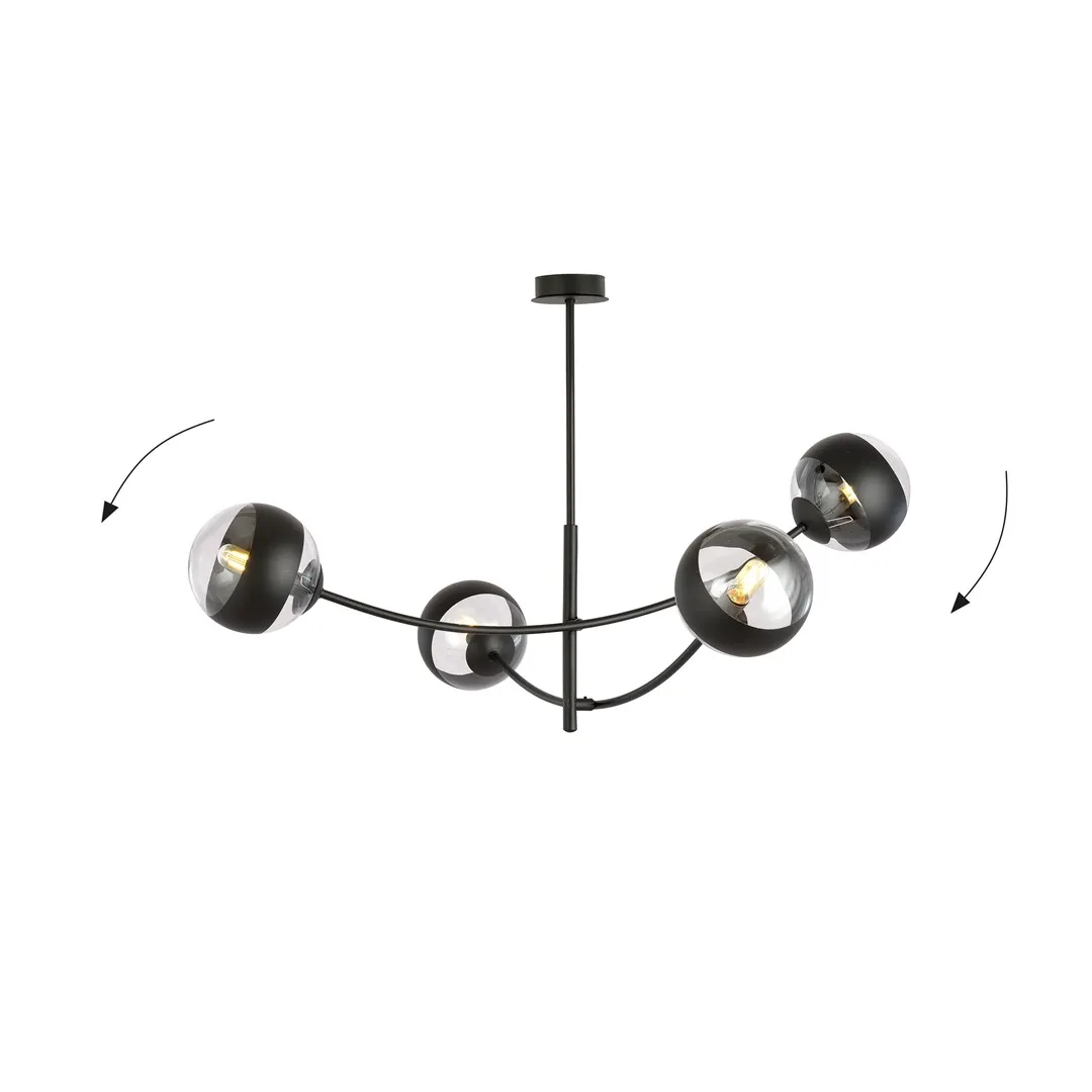 Lampa sufitowa HUNTER Czarny 1101/4 - 1101/4