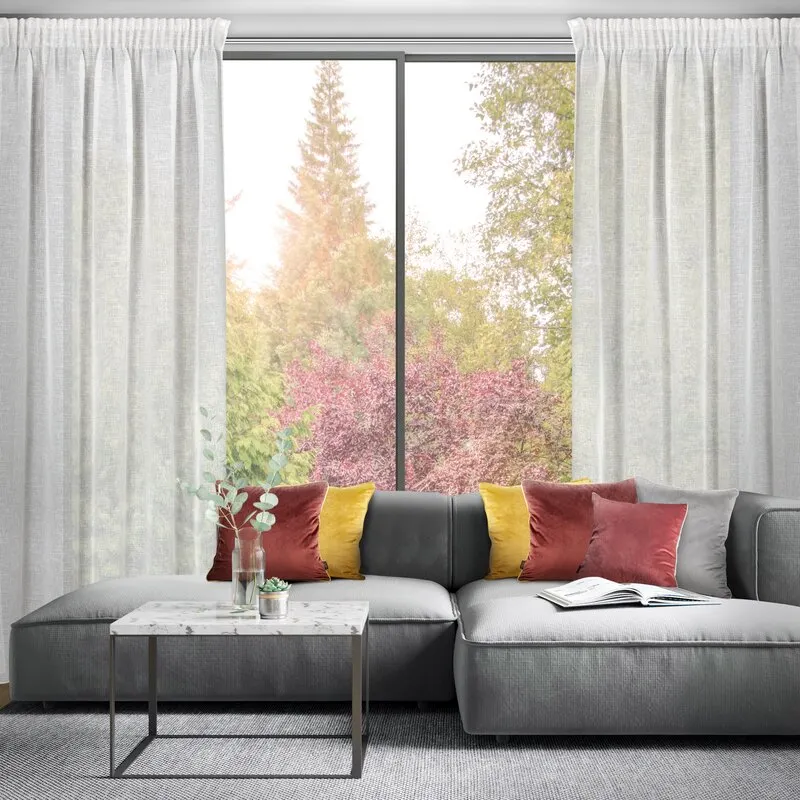 Zasłona na taśmie KATRIN 140x270 półtransparentna - EU_408631