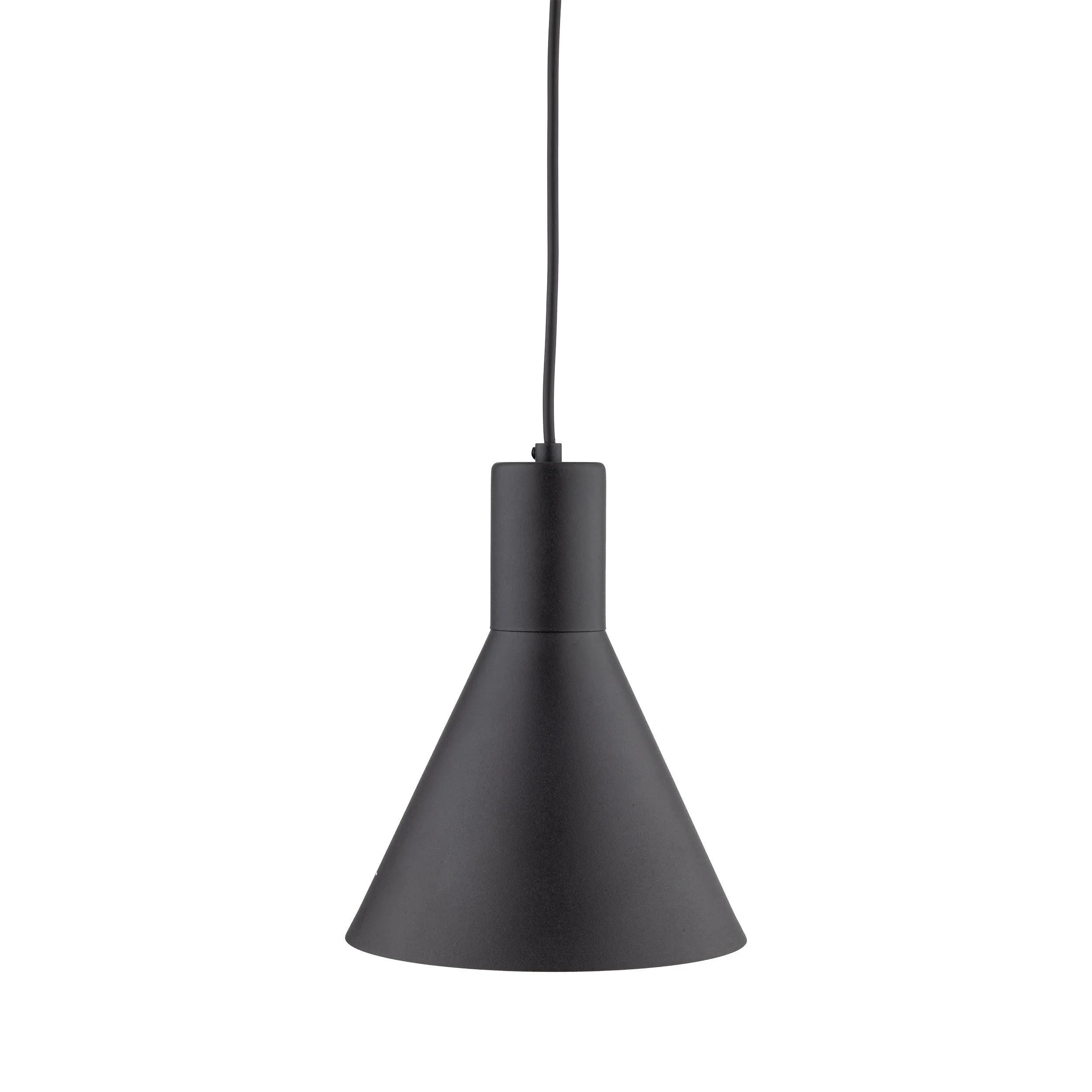 Lampa wisząca JUMP metalowa czarna okrągła 155x18cm - TK_1811