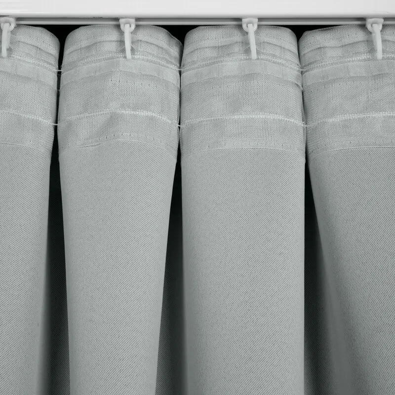 ZASŁONA GOTOWA MILAN NA TAŚMIE 140 X 300 CM SREBRNY - EU_390152