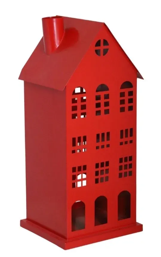 DOMEK metalowy 7585 czerwony DOMEK metalowy 7585 czerwony