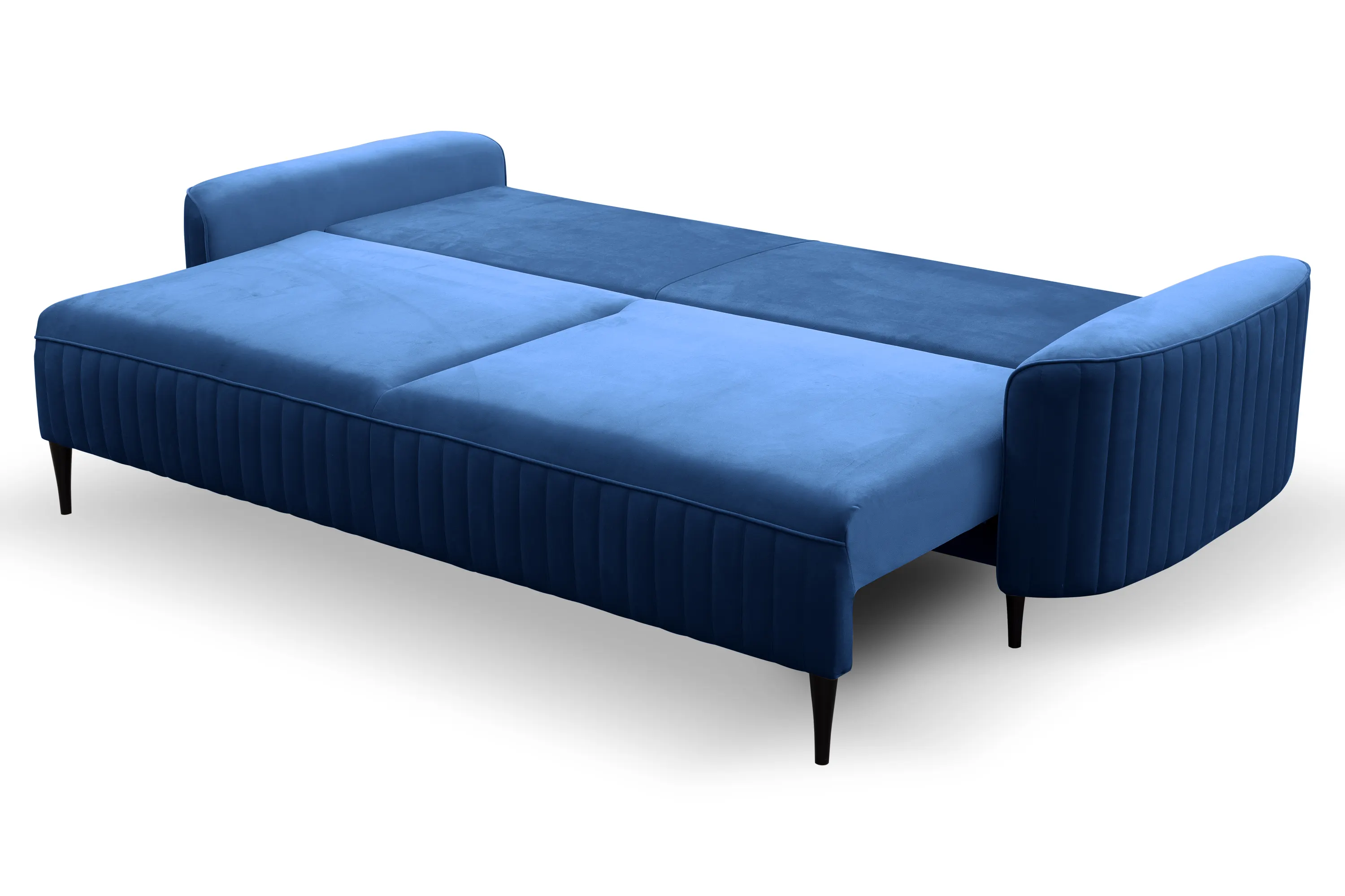 Sofa rozkładana z pojemnikiem VENA VELLUTO 244 cm granatowa - VENA_SO_VELLUTO25