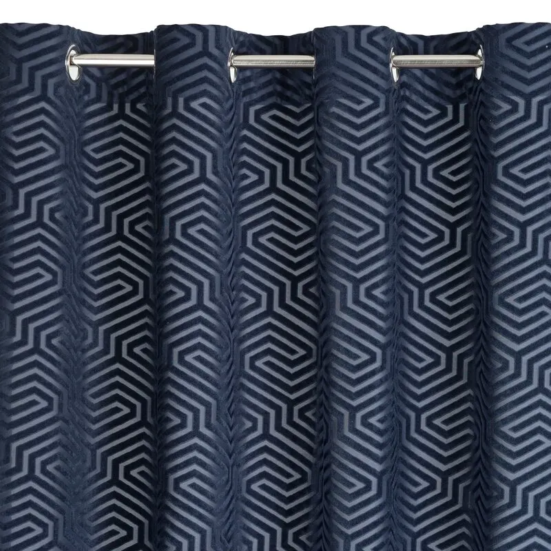 ZASŁONA GOTOWA INGA 140 X 250 CM GRANATOWY - EU_386569