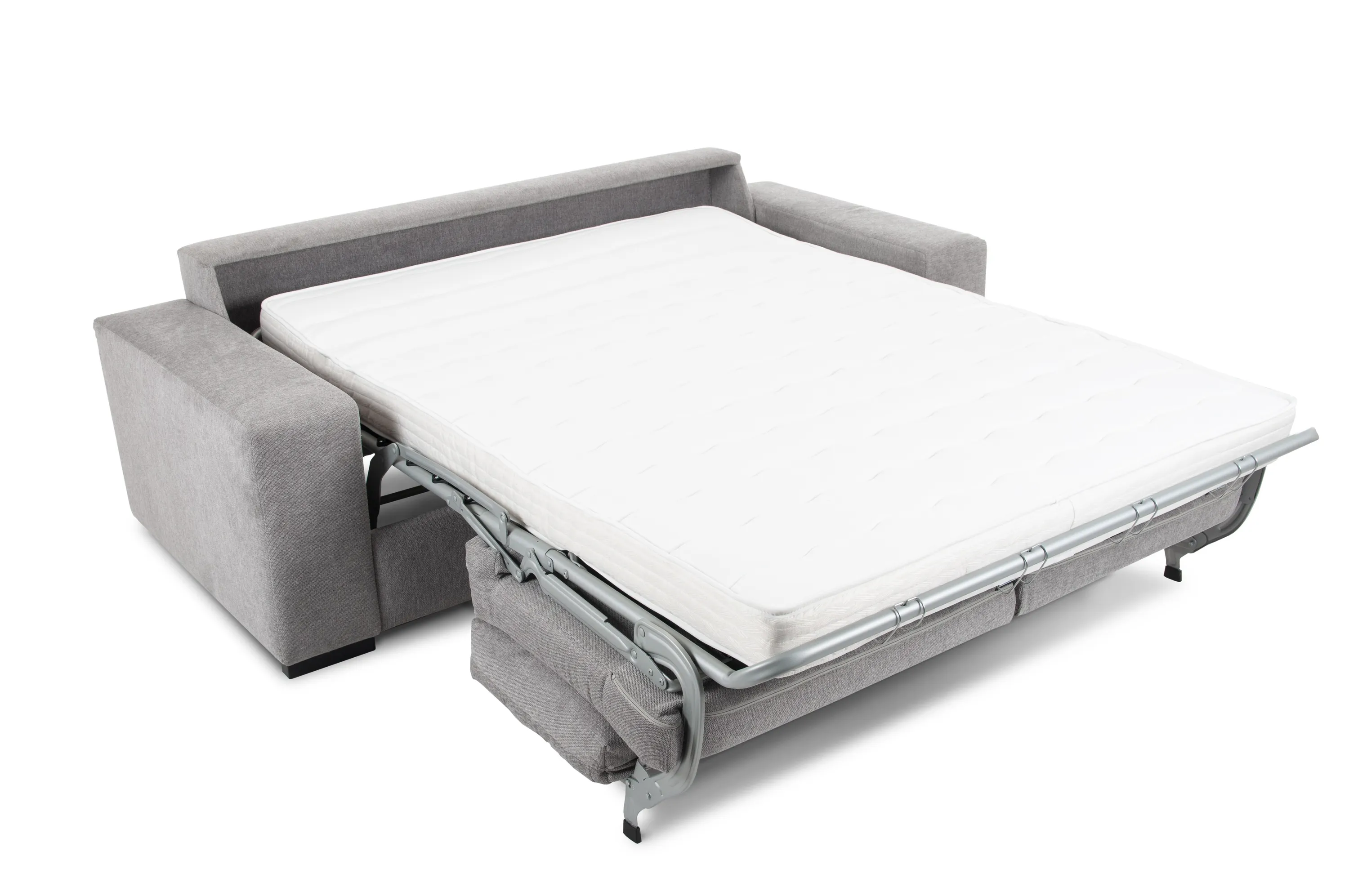 Sofa rozkładana Clasico szara MEBLEX - CLASICO3-BREGO07GREY