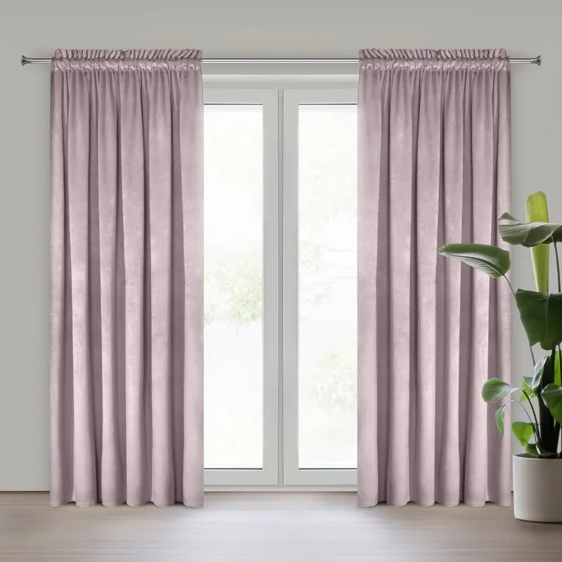 ZASŁONA GOTOWA PIERRE NA TAŚMIE 140 X 300 CM PUDROWY RÓŻ ZASŁONA GOTOWA PIERRE NA TAŚMIE 140 X 300 CM PUDROWY RÓŻ