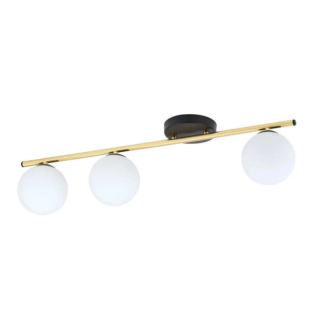 Lampa sufitowa  MONZA Czarny,Złoty 1252/3