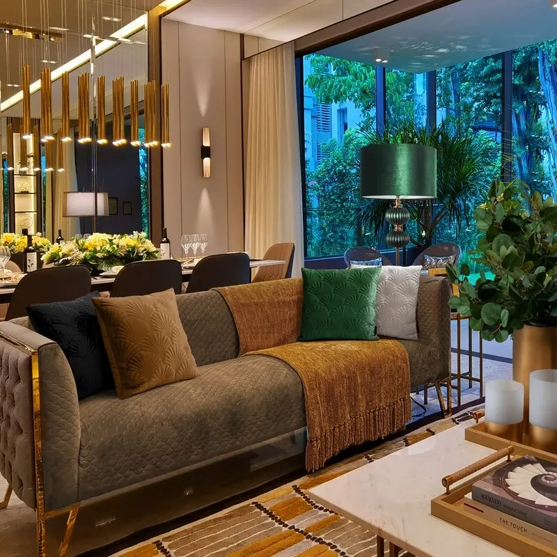 POSZEWKA RIA2 45X45 CM CIEMNOTURKUSOWY - EU_378847