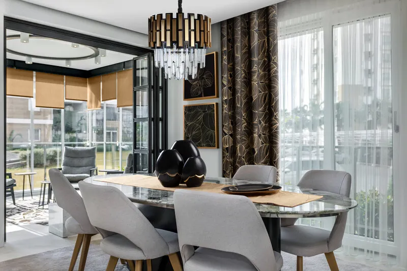 OBRUS BLINK 16 35 X 180 CM MIODOWY - EU_390030