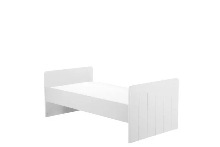 Łóżeczko-tapczanik CALMO 70x140 z regulacją wysokości białe - PIN_021-011-110
