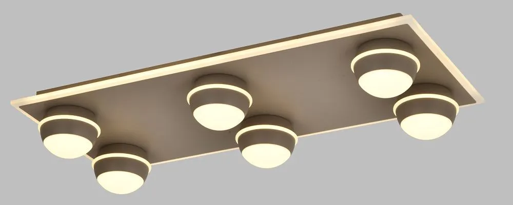 lampa sufitowa, kinkiet sufitowy, oświetlenie LED, design plafon, białe klosze