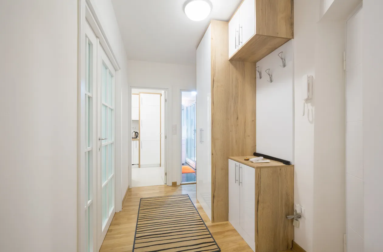 Wewnątrz, Projektowanie wnętrz, Narożnik, Drewno