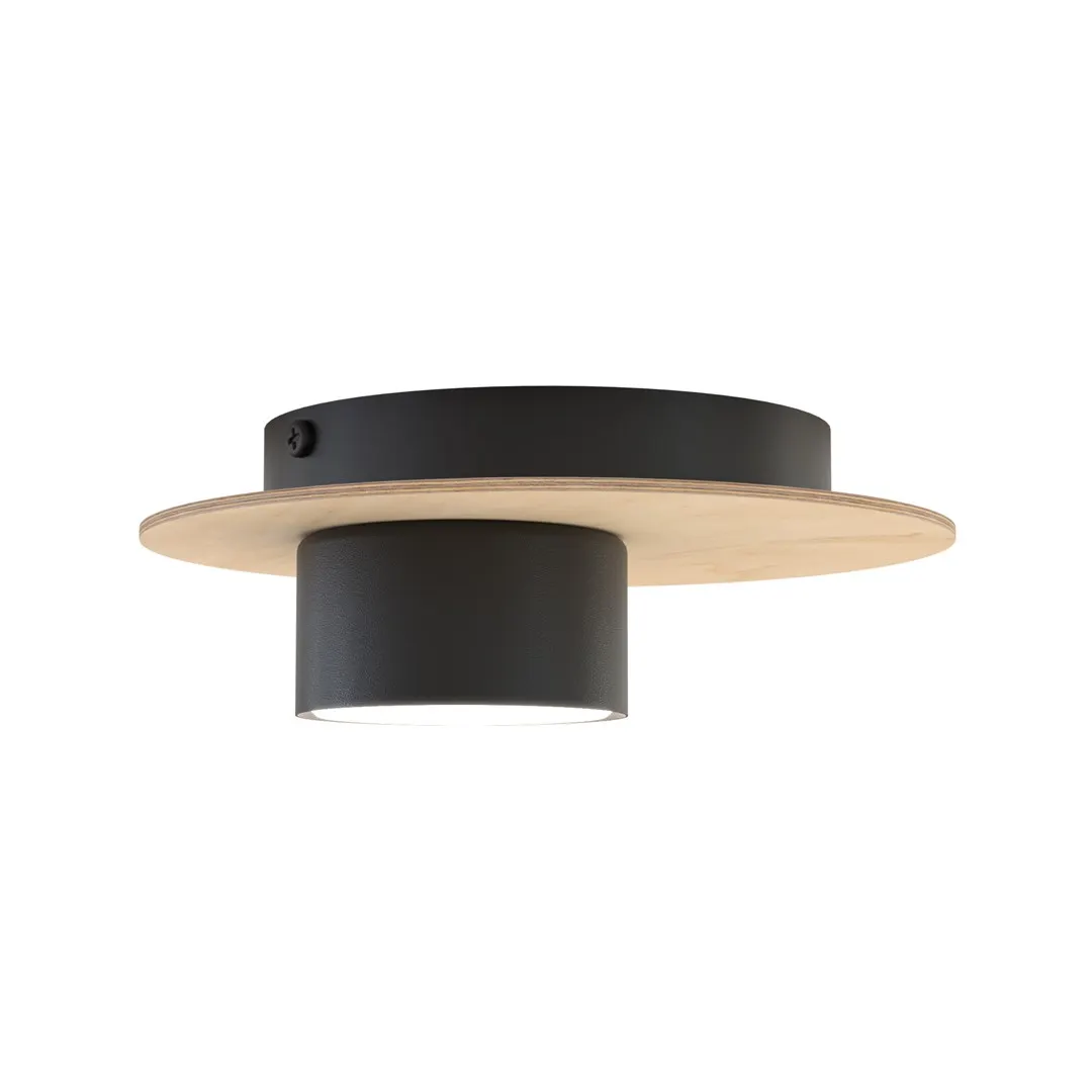 Lampa sufitowa okrągła PIXO 1 BL