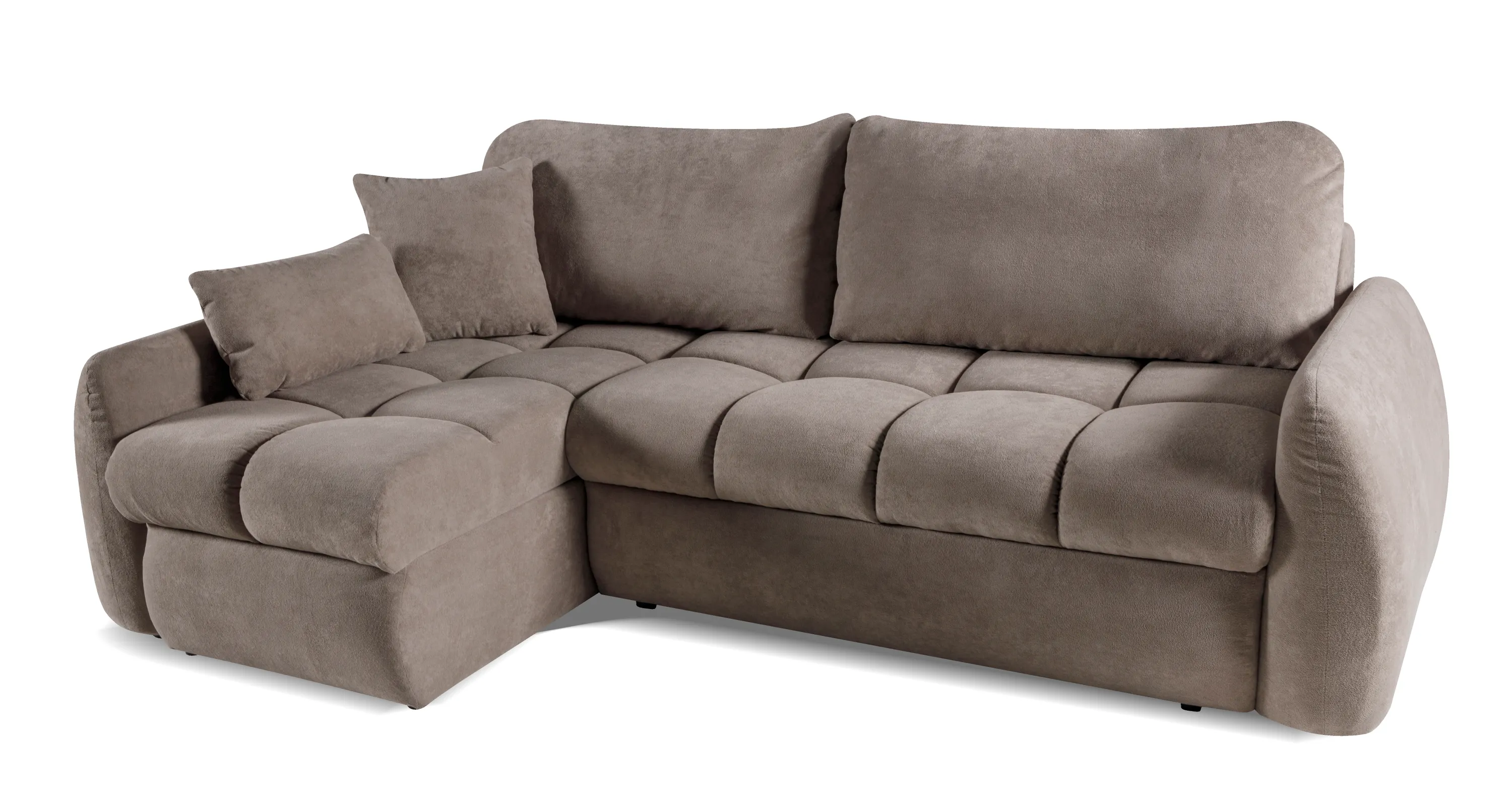 Narożnik uniwersalny GLOW Soft 04 - jasny brąz