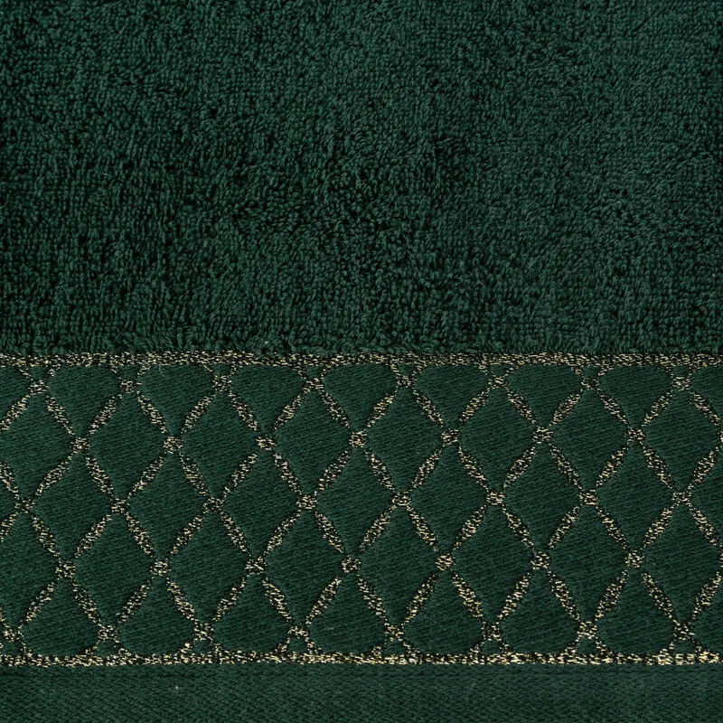 RĘCZNIK LAYLA (07) 70 X 140 CM CIEMNOZIELONY - EU_455030