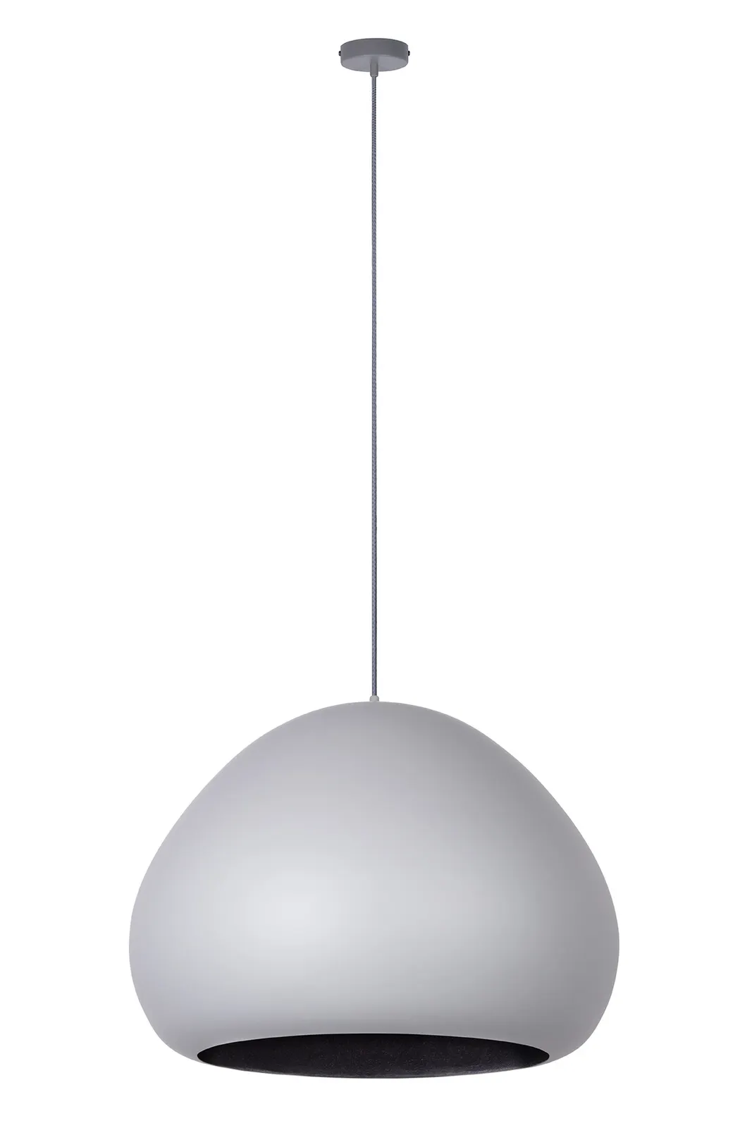 Lampa wisząca LAVA szaro-czarna