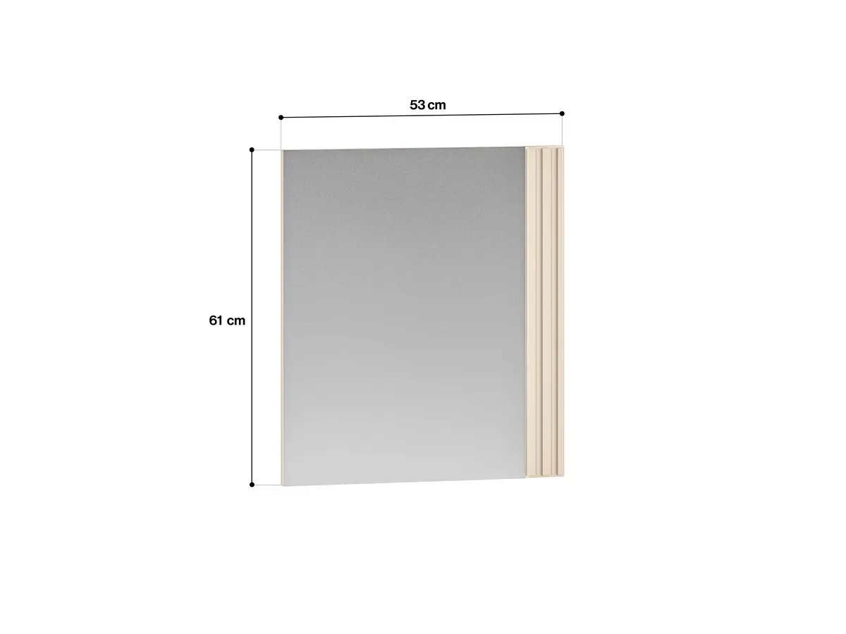 Lustro SOPHIE 21 kaszmir 53x61 cm — zdjęcie 5