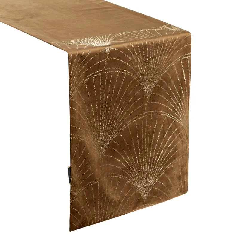 OBRUS BLINK 14 35 X 180 CM BRĄZOWY - EU_389997