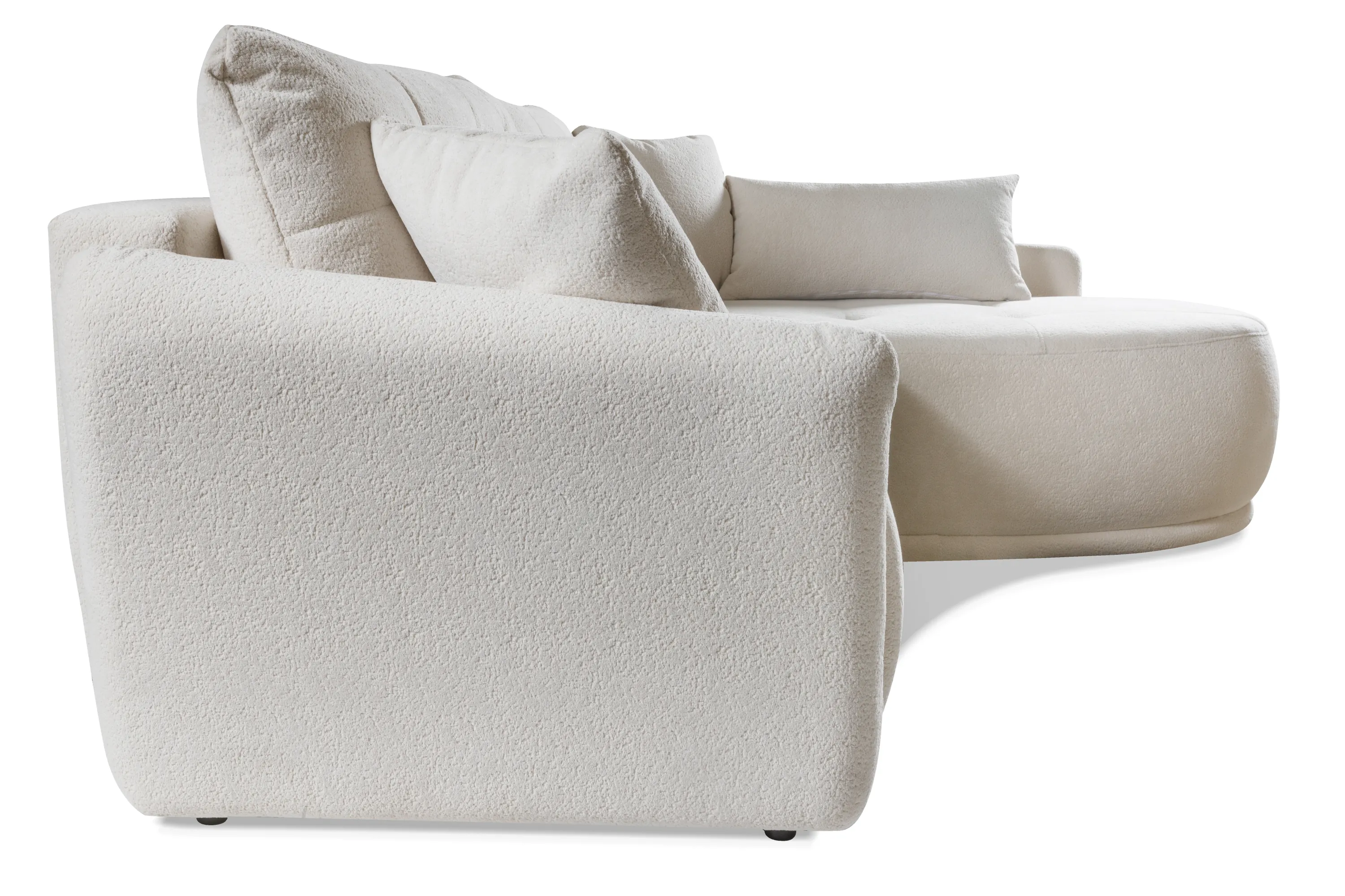 Narożnik rozkładany z pojemnikiem TRIX BELLINI 246 cm prawostronny beżowy - TRIX_BELLINI_22