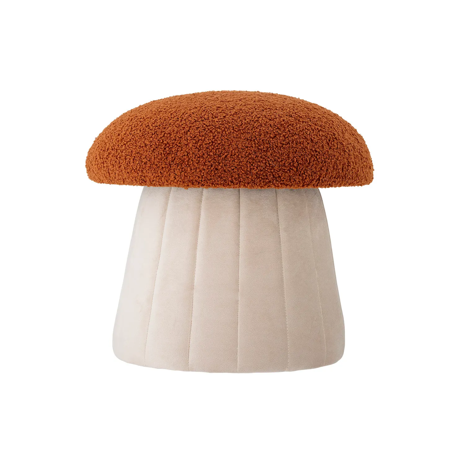 stool, grzybki stołek, tufowany, bean bag, beżowy, brązowy