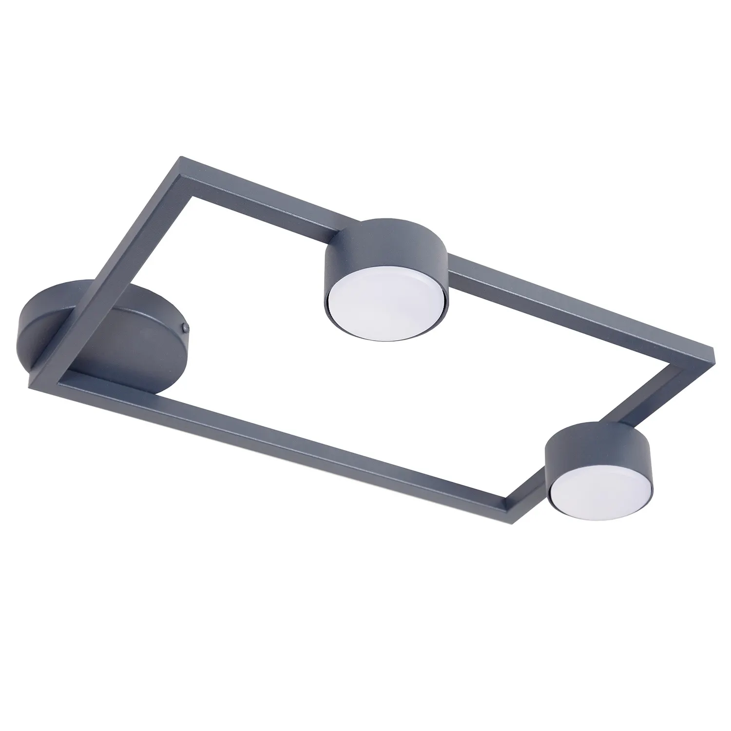 Plafon stalowy FRAME 2 grafit Lampa sufitowa, Oprawa oświetleniowa, Wentylator sufitowy, Urządzenie, Urządzenie elektryczne