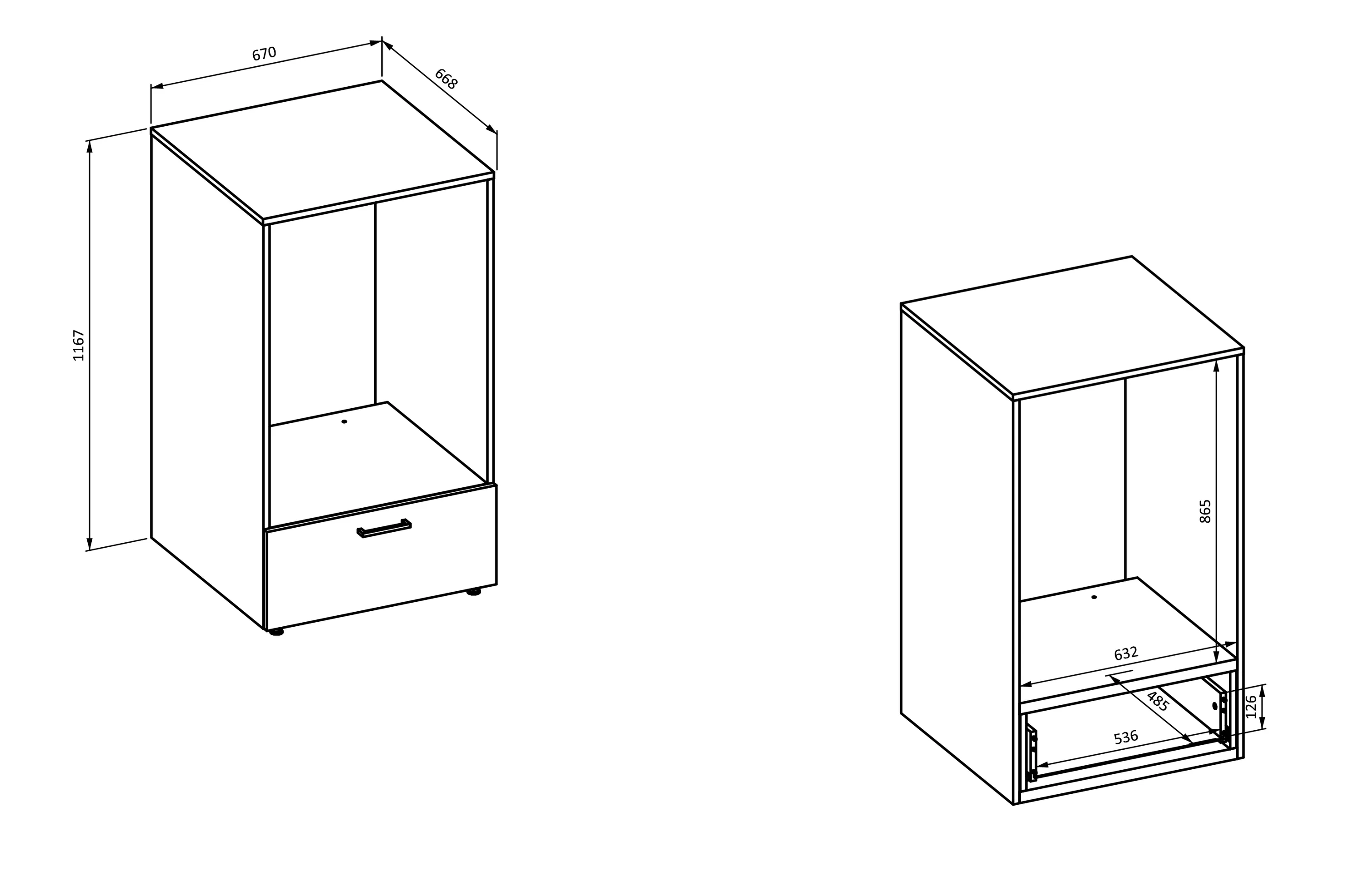 Zabudowa pralki/suszarki z szufladą ROSA 117x67x67 ciemnobeżowa - 30CDNO64