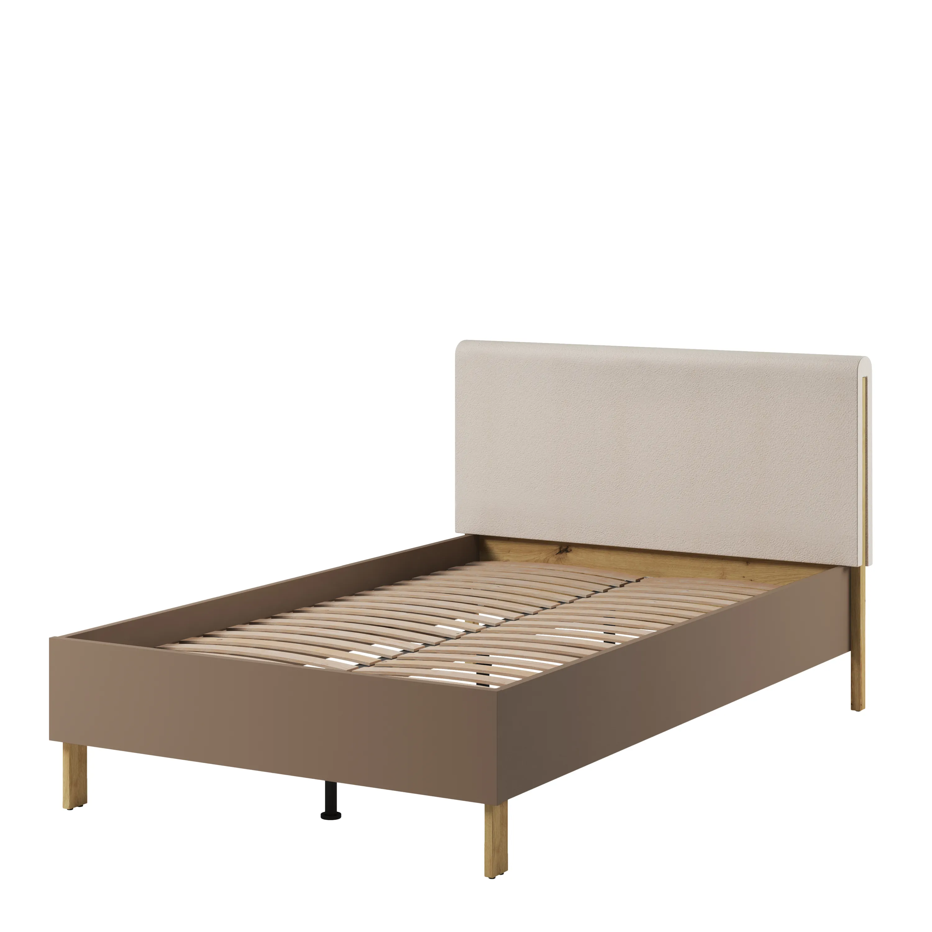 Zagłówek tapicerowany Lenny LY-09 120cm kremowy - LY9ABT