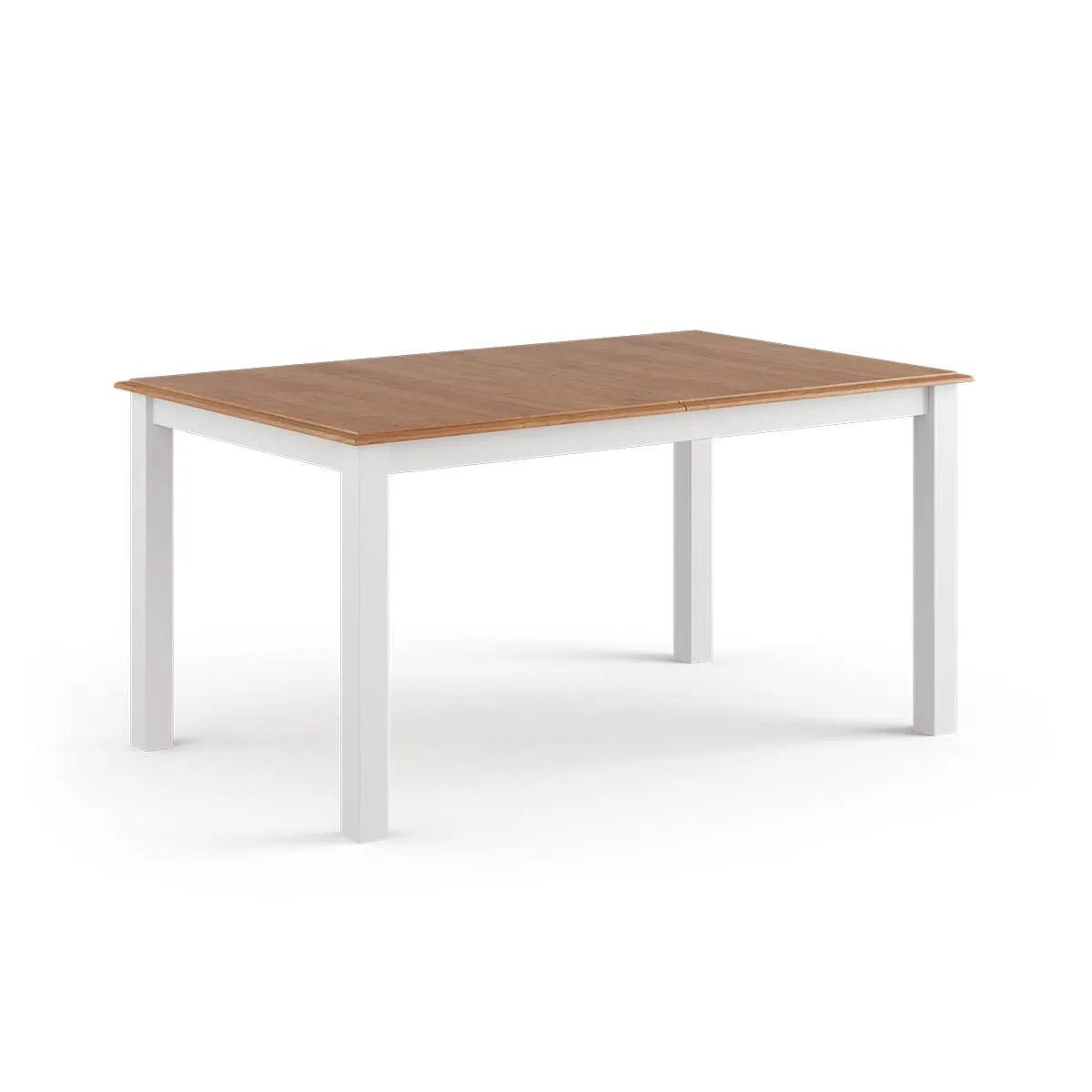 Stół sosnowy rozkładany Belluno Elegante 93x(150-197) biały-dąb