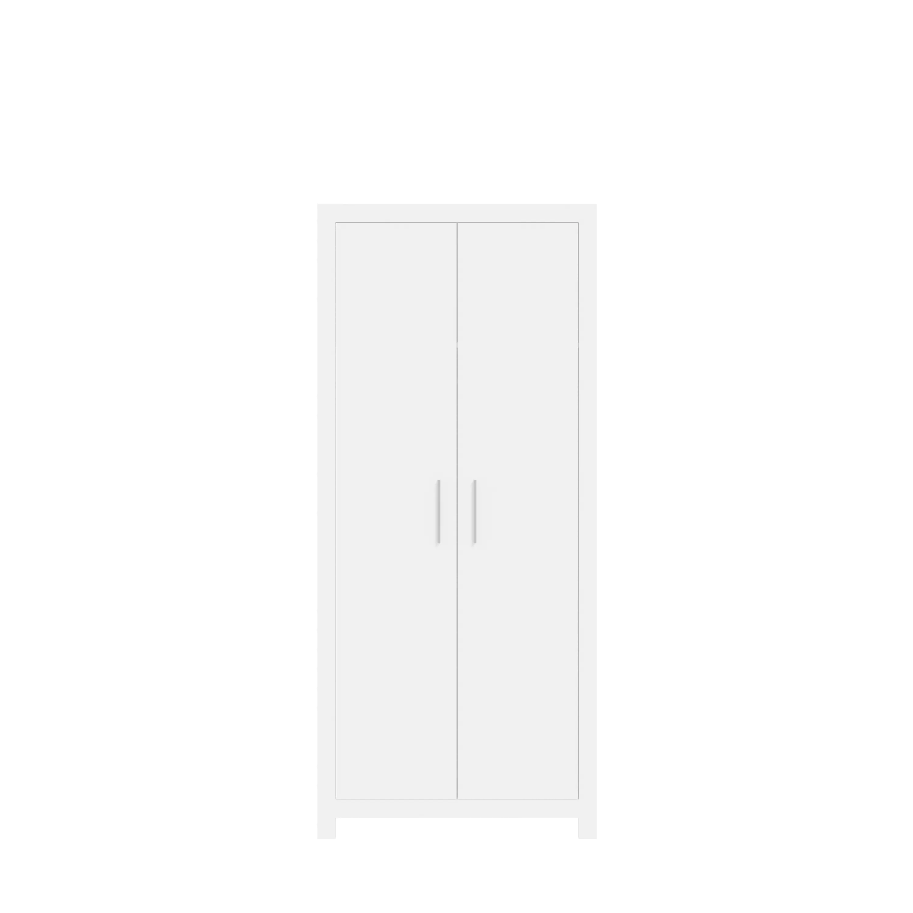 Szafa 2-drzwiowa RIO 80x182x54 Biały - CQBS721-120