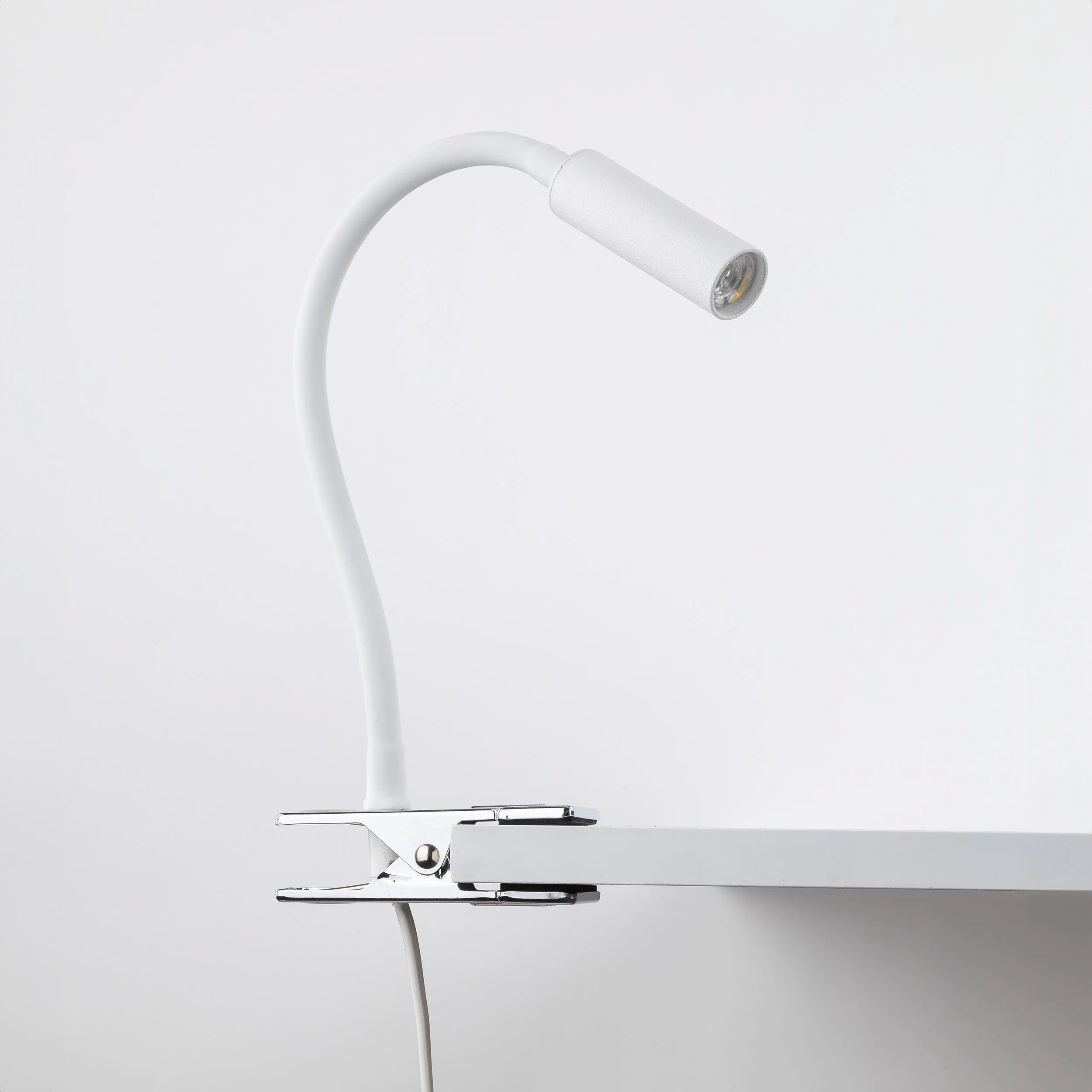 Kinkiet LAGOS biały regulowany na klips 30x27cm - TK_16024