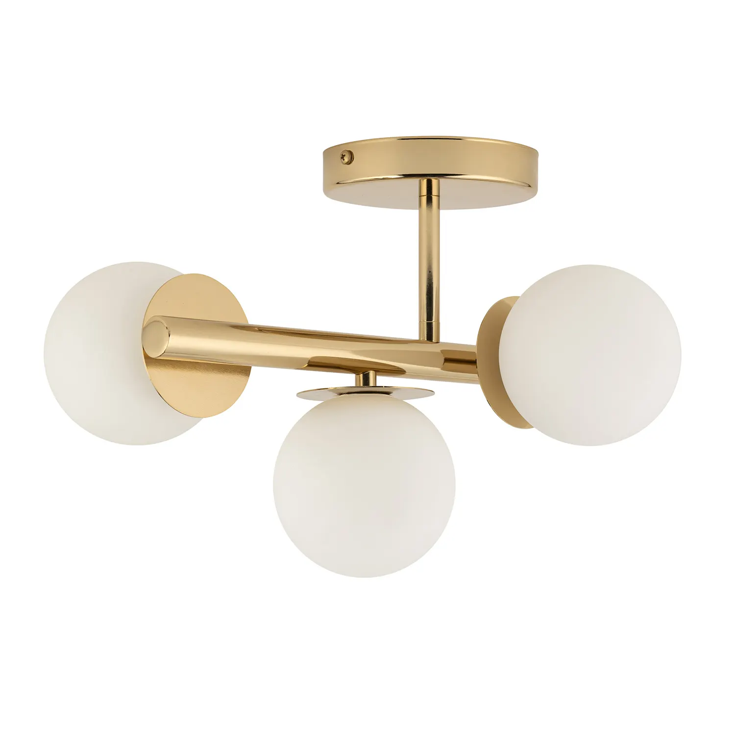 Lampa sufitowa/plafon AVOLA plafon 3 biało-złoty