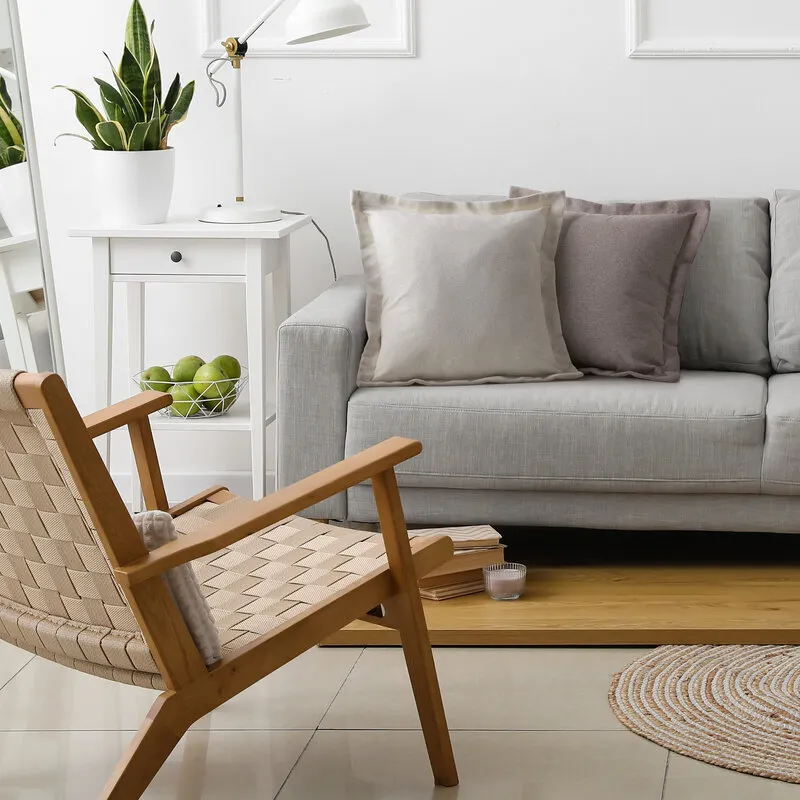 POSZEWKA LIDIA 40 X 40 CM BEŻOWY - EU_410651