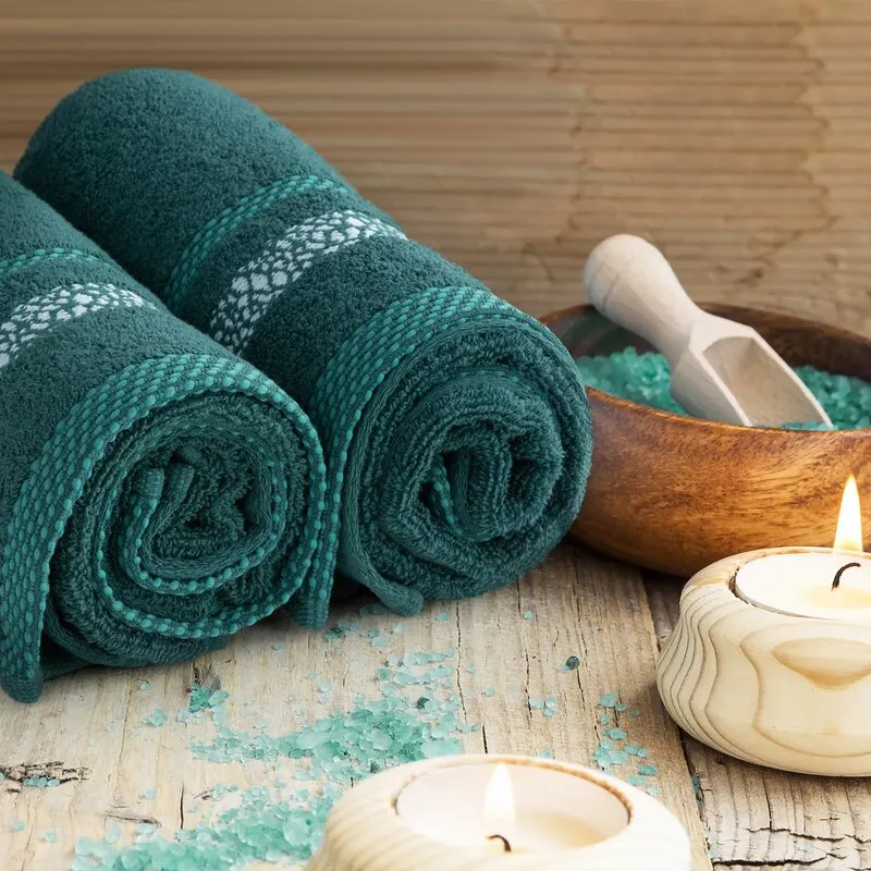 RĘCZNIK TESSA (04) 50 X 90 CM BRĄZOWY - EU_420013