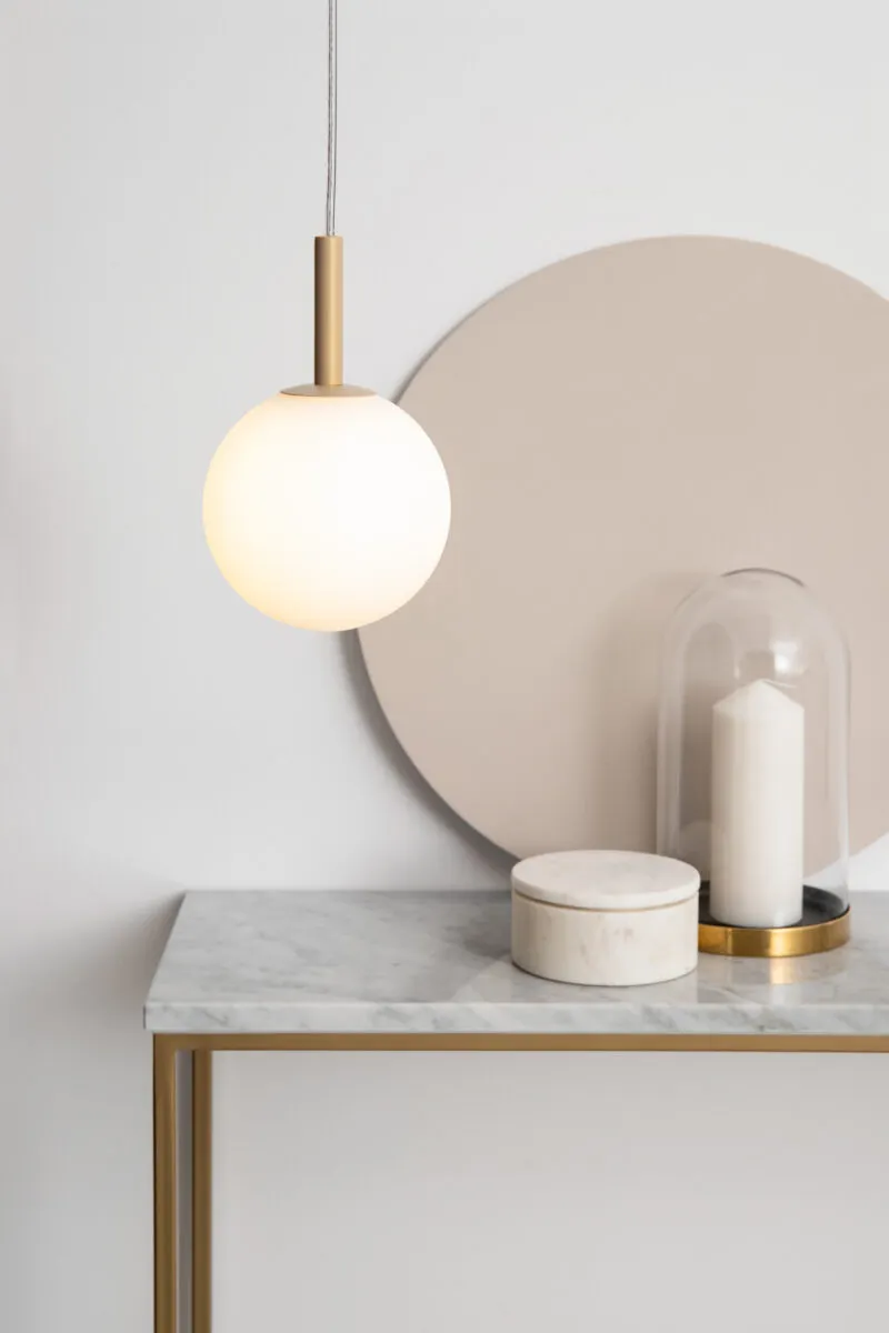 Lampa wisząca GAMA 1 beżowo-złota