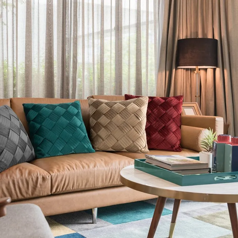 POSZEWKA SONIA 45X45 CM STALOWY - EU_416968