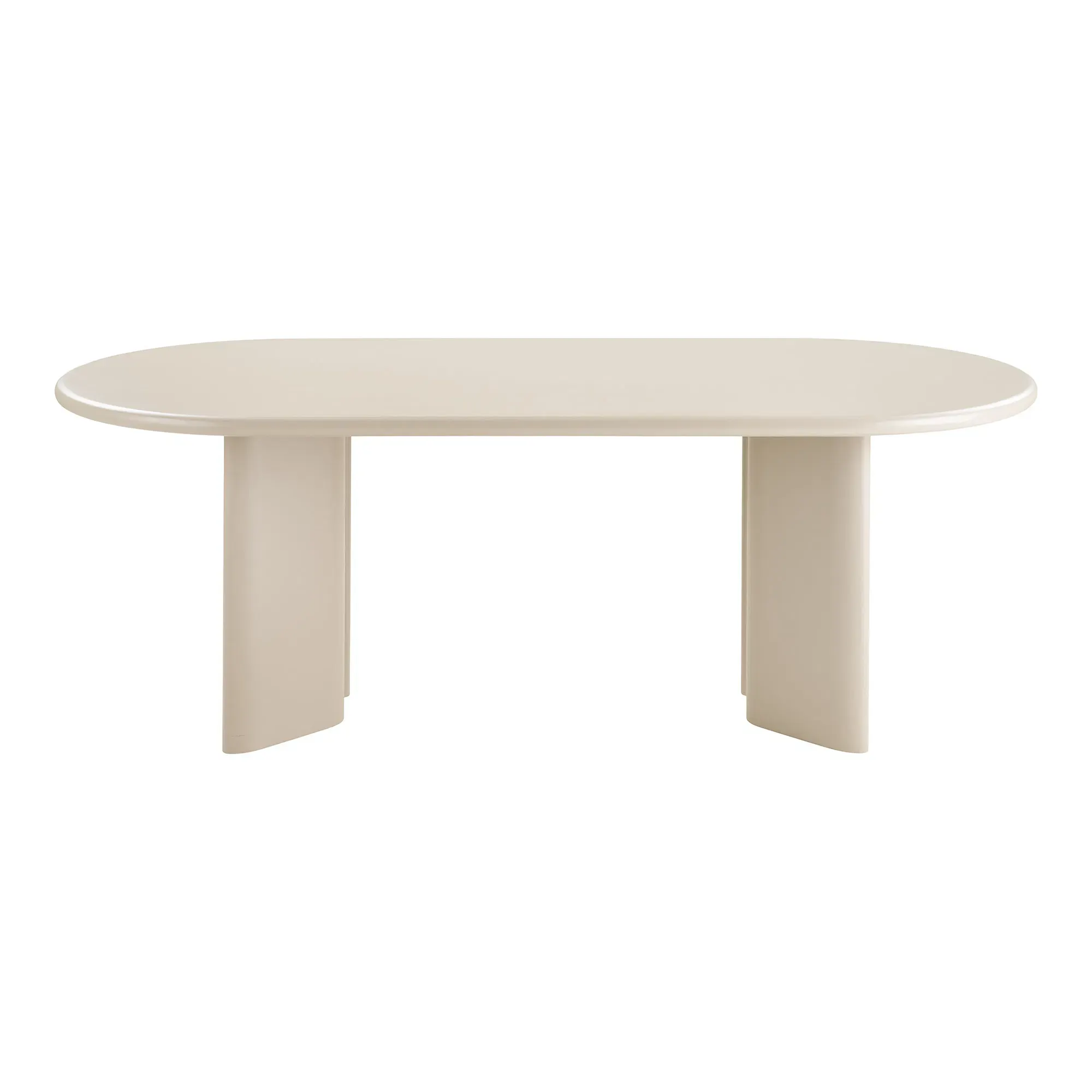 Stół owalny NAGANO 220x100 piaskowy - 2203120