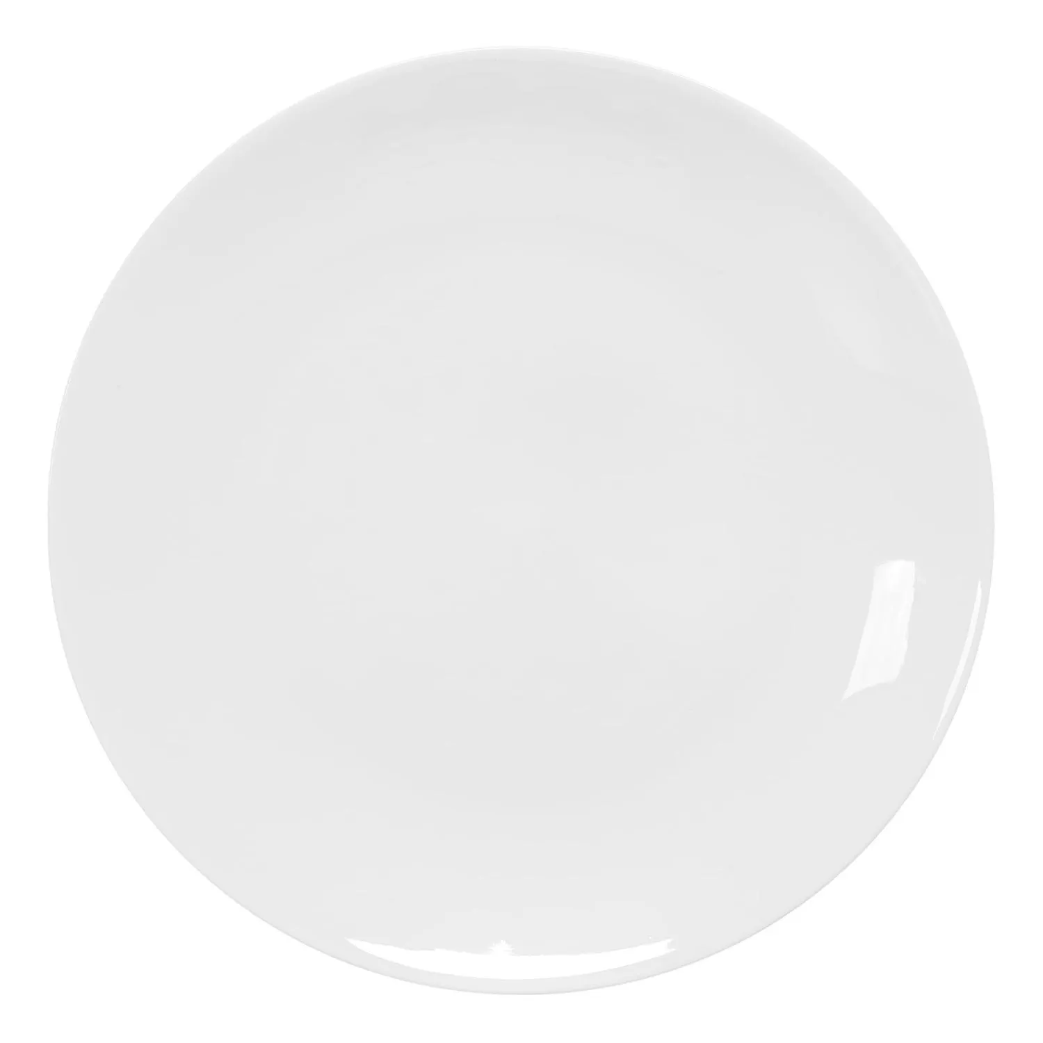 porcelana, talerz, biały, okrągły, flatware