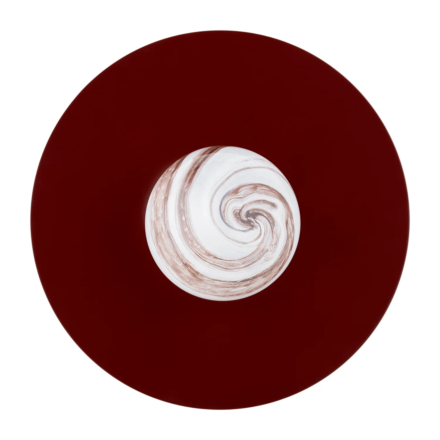 Kinkiet / Plafon PIAVA brąz biało-brązowy marmur 30x15cm - 8446