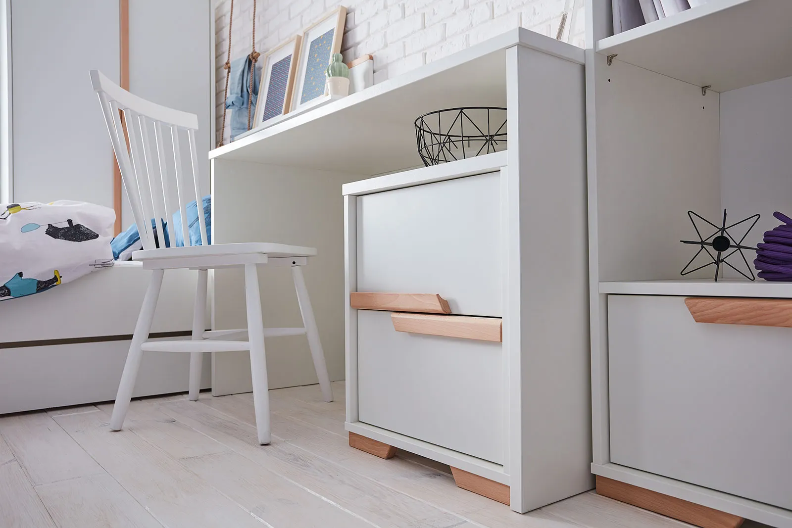 Kontenerek z szufladami SNAP 48x57 biały - PIN_023-111-210