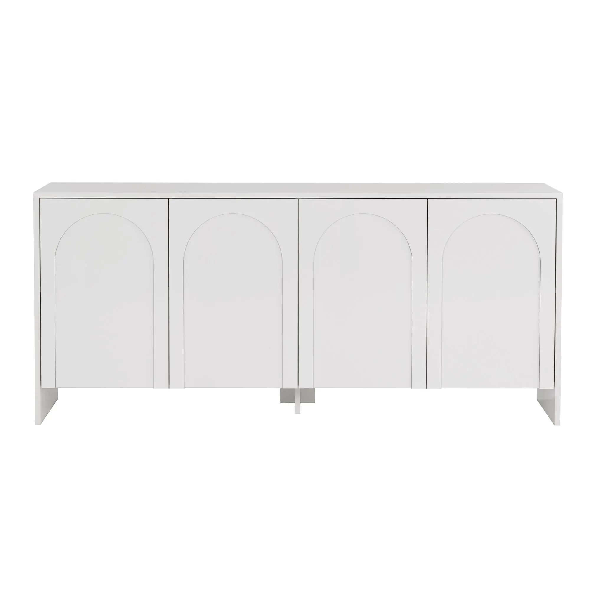 Komoda 4-drzwiowa ARLEN 180 cm biała - ASI_903NRD1106