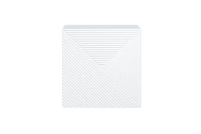 Szafka wisząca ASHA 40 1D - biały mat - ryflowany front — zdjęcie 2