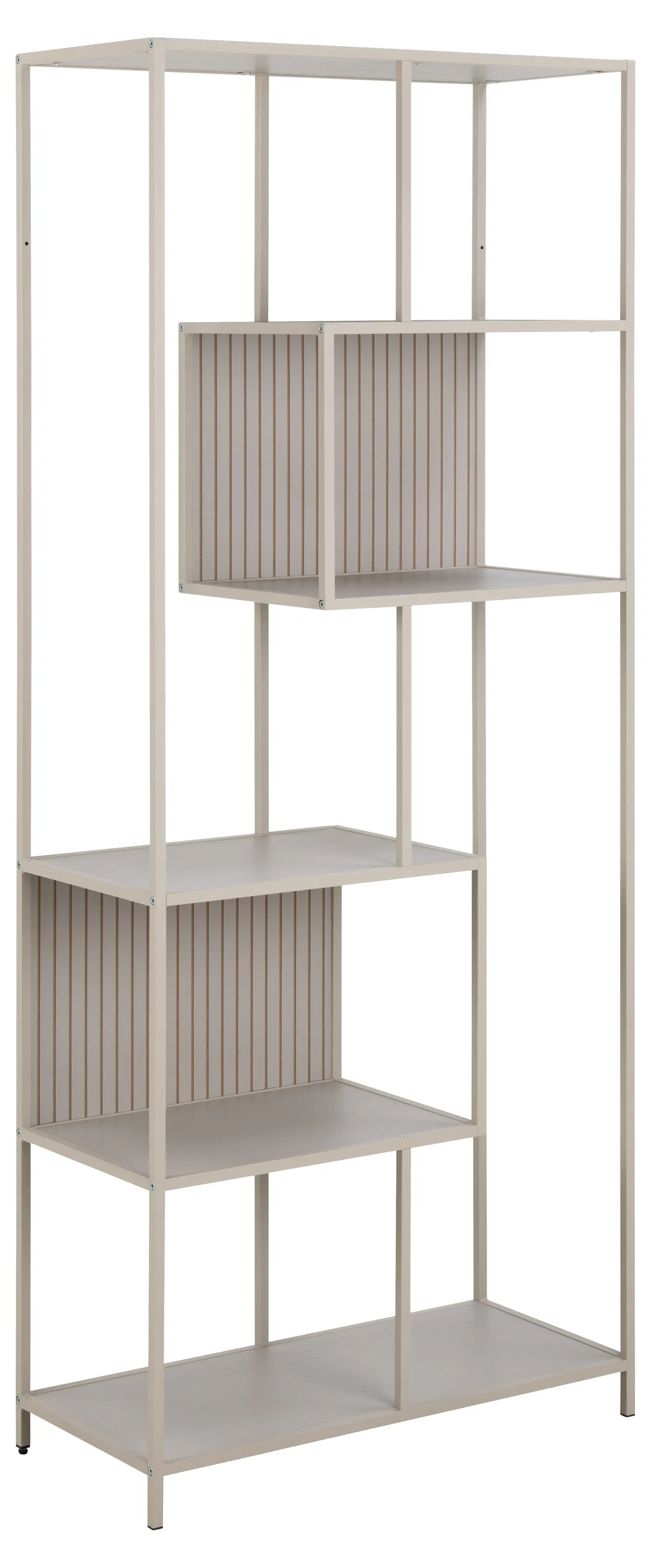 Regał otwarty SEAFORD szary 77x35x185