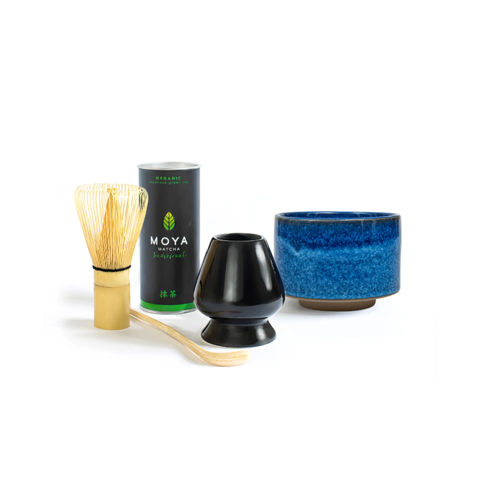 MOYA MATCHA KAZE Zestaw ceremoniany z Matchą Tradycyjną matcha, zestaw do herbaty, miska ceramiczna, ceremonialna, whisk