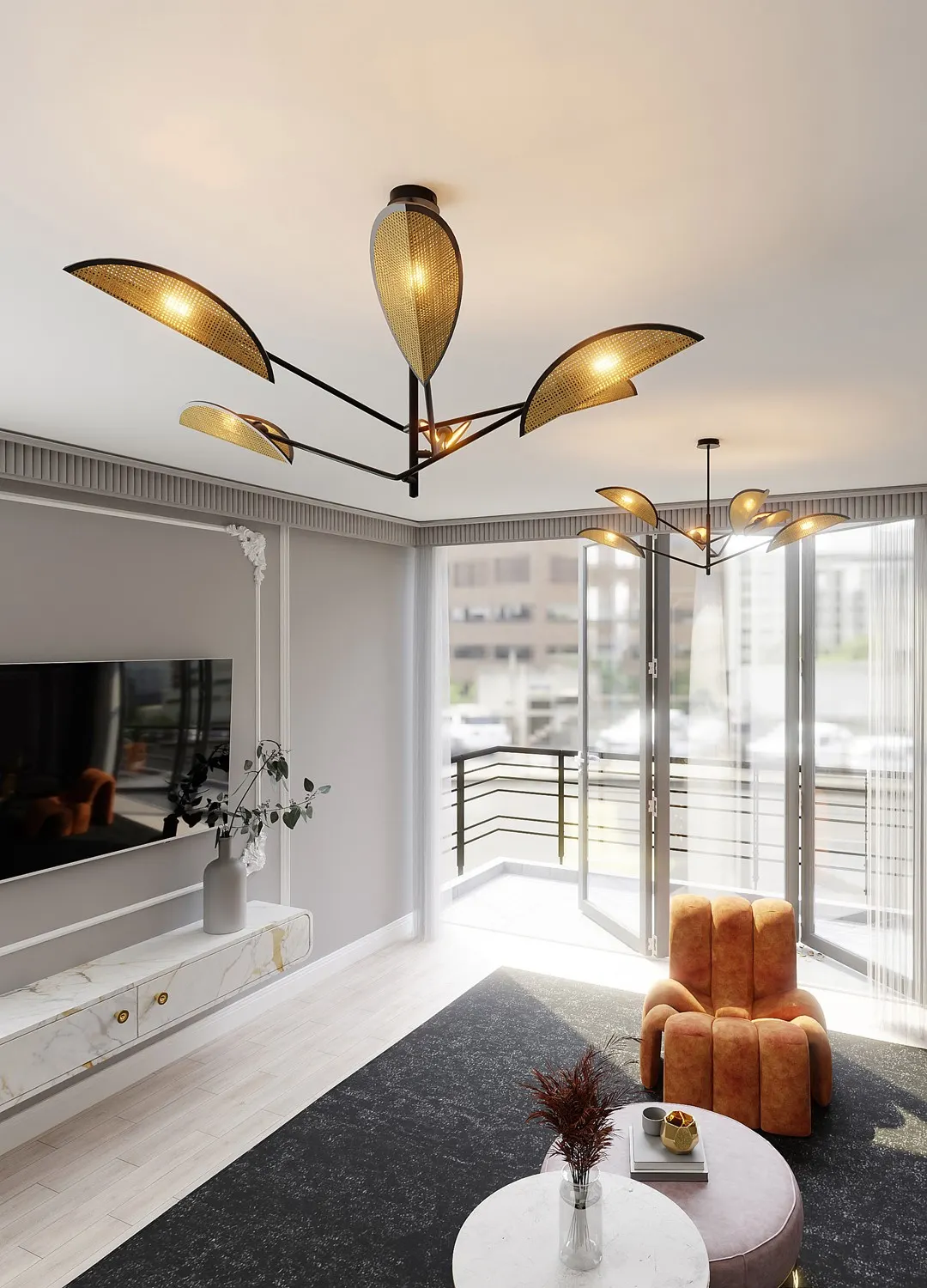 Lampa sufitowa VENE Czarny 1160/6 - 1160/6