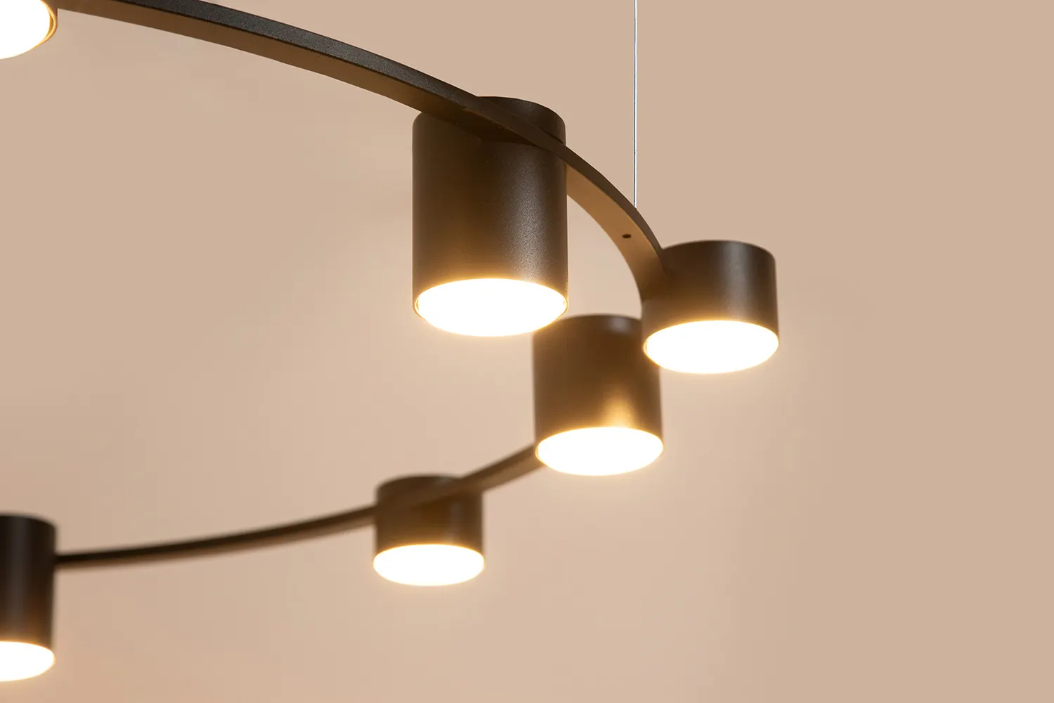 Lampa wisząca 12-punktowa KODO 12 czarna - SI_41339